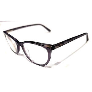 Scott Harris Europa SH642 Sm Gray Black Oval Cat Eyes Eyeglasses 49-16 132